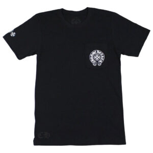 Black Chrome Heart T Shirt